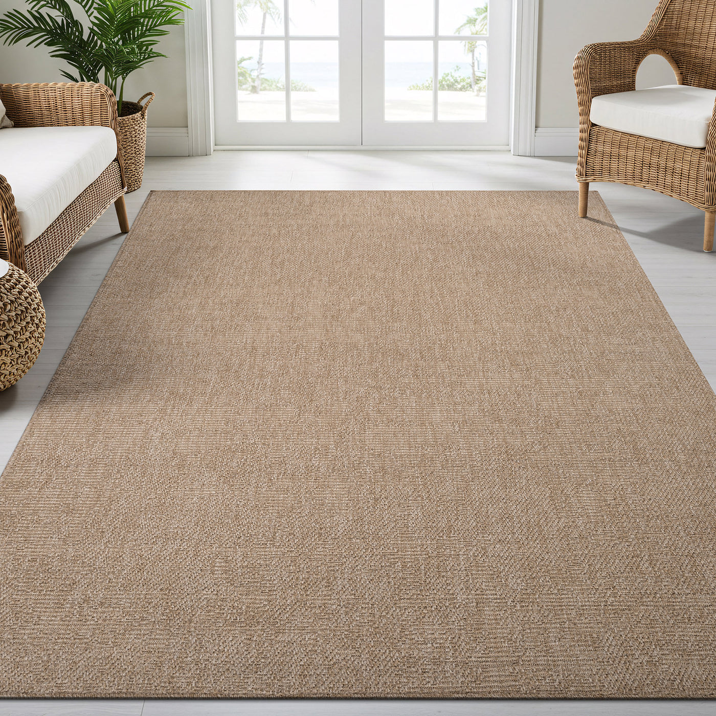 Fiora Natural 2 Jute-Look Rug | Zero-Stress Decor