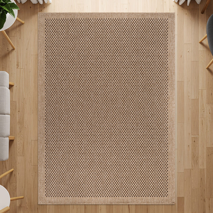 Fiora Natural 3 Jute-Look Rug | Pet-Friendly Texture