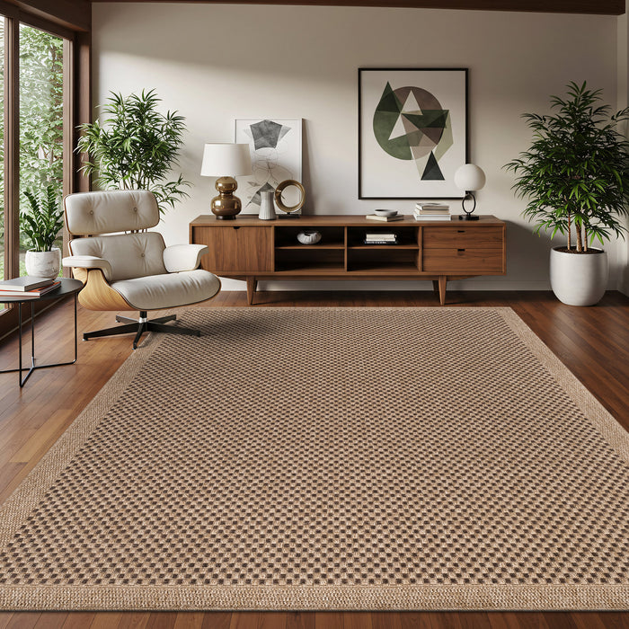 Fiora Natural 3 Jute-Look Rug | Pet-Friendly Texture