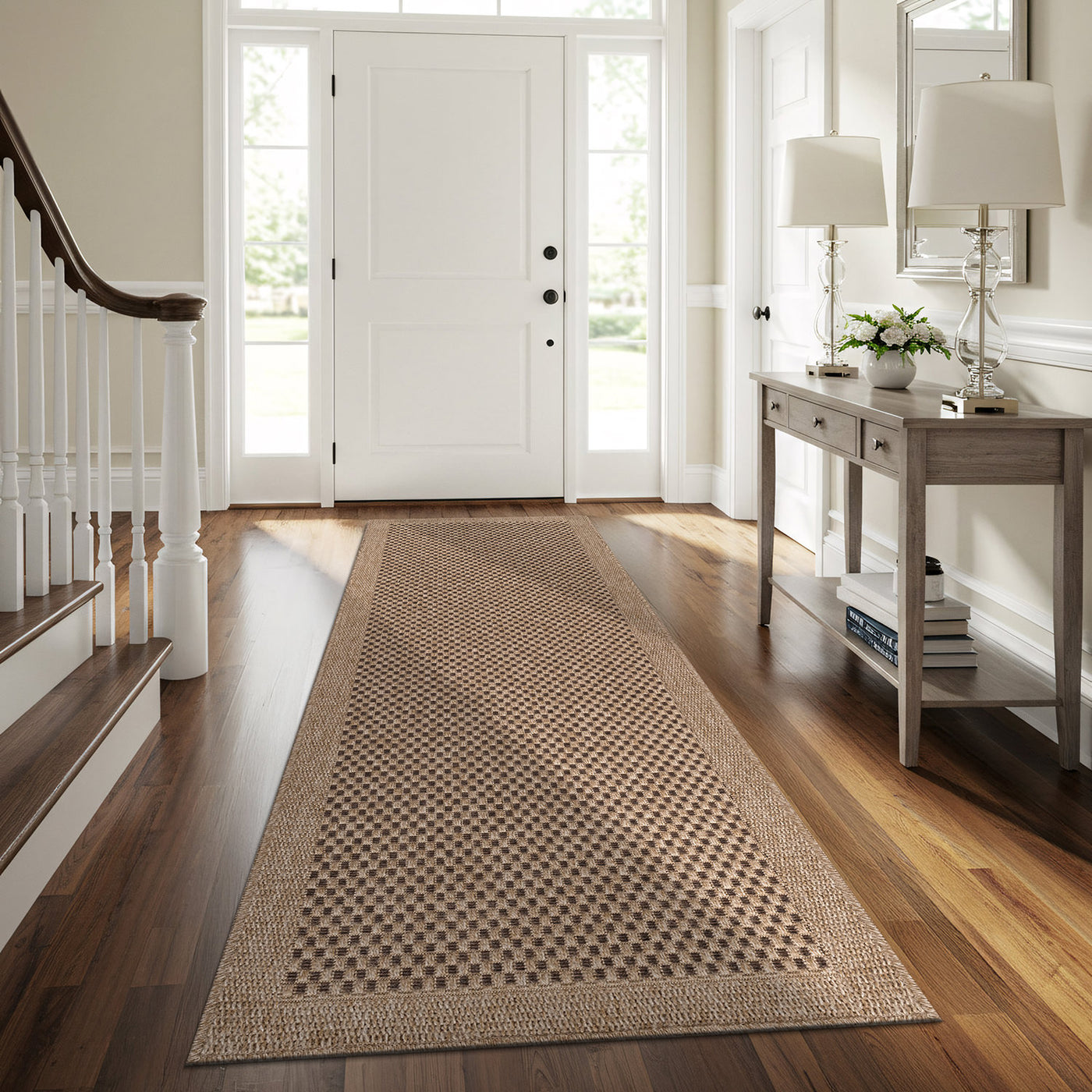 Fiora Natural 3 Jute-Look Rug | Pet-Friendly Texture