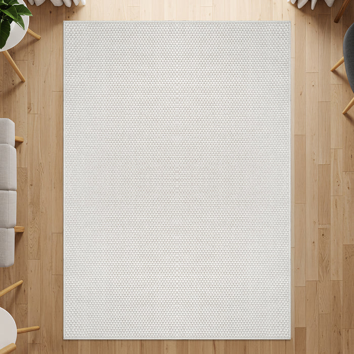 Jorena Bone Jute-Look Rug | Washable Area Rug | JuteRugs.us