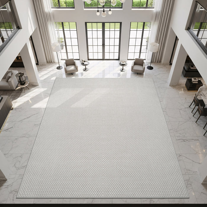 Jorena Bone Jute-Look Rug | Washable Area Rug | JuteRugs.us