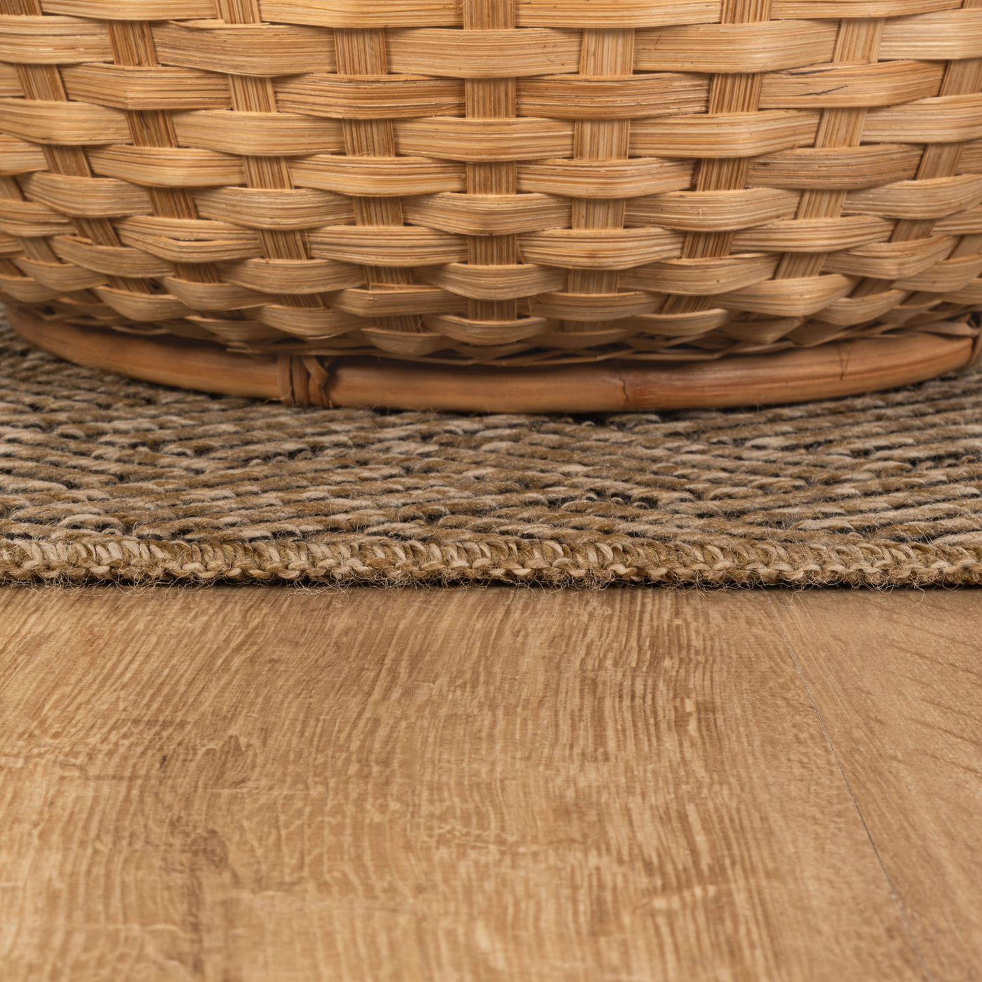 Woolen Natural Easy Jute-Look Rug | Indoor/Outdoor Washable