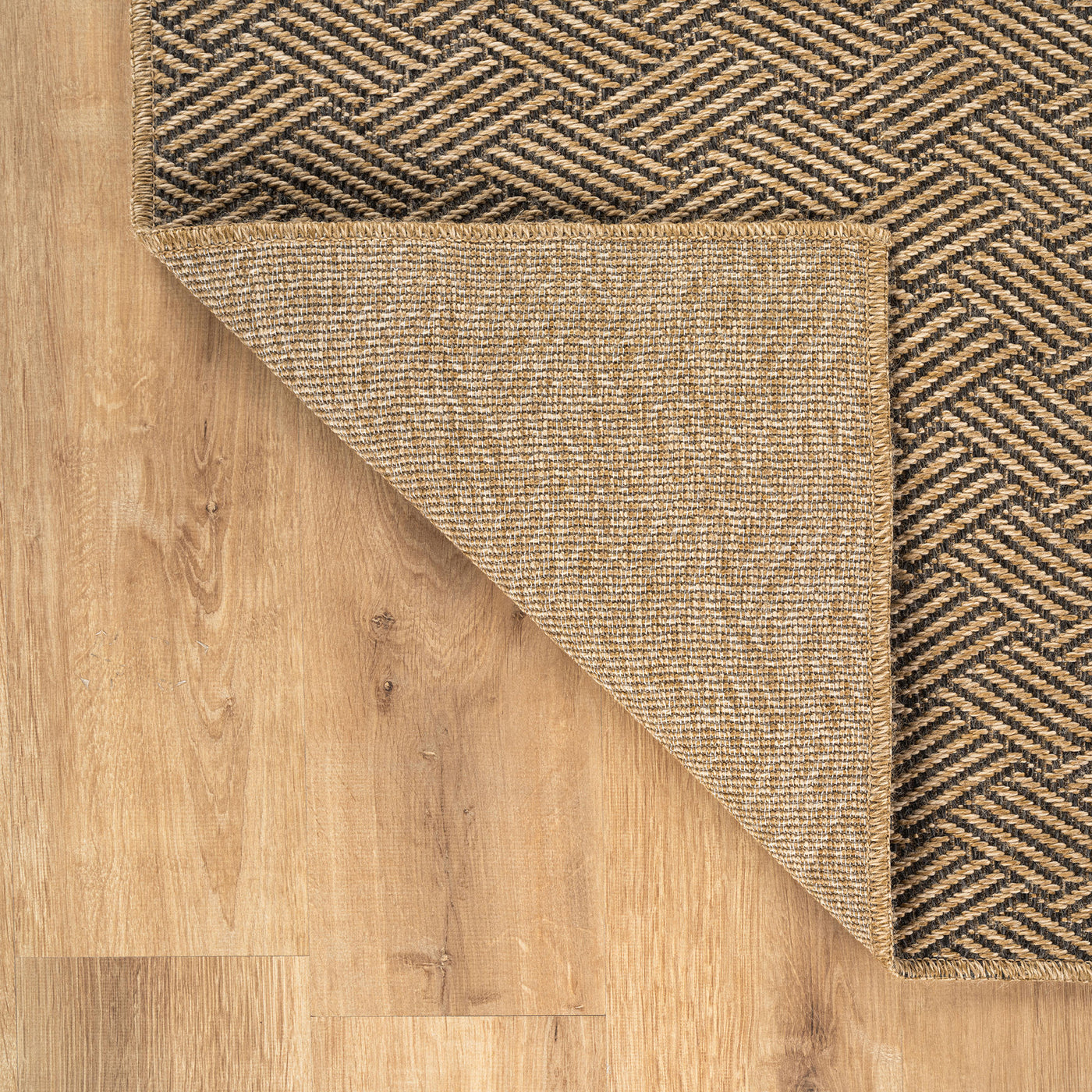 Woolen Natural Easy Jute-Look Rug | Indoor/Outdoor Washable
