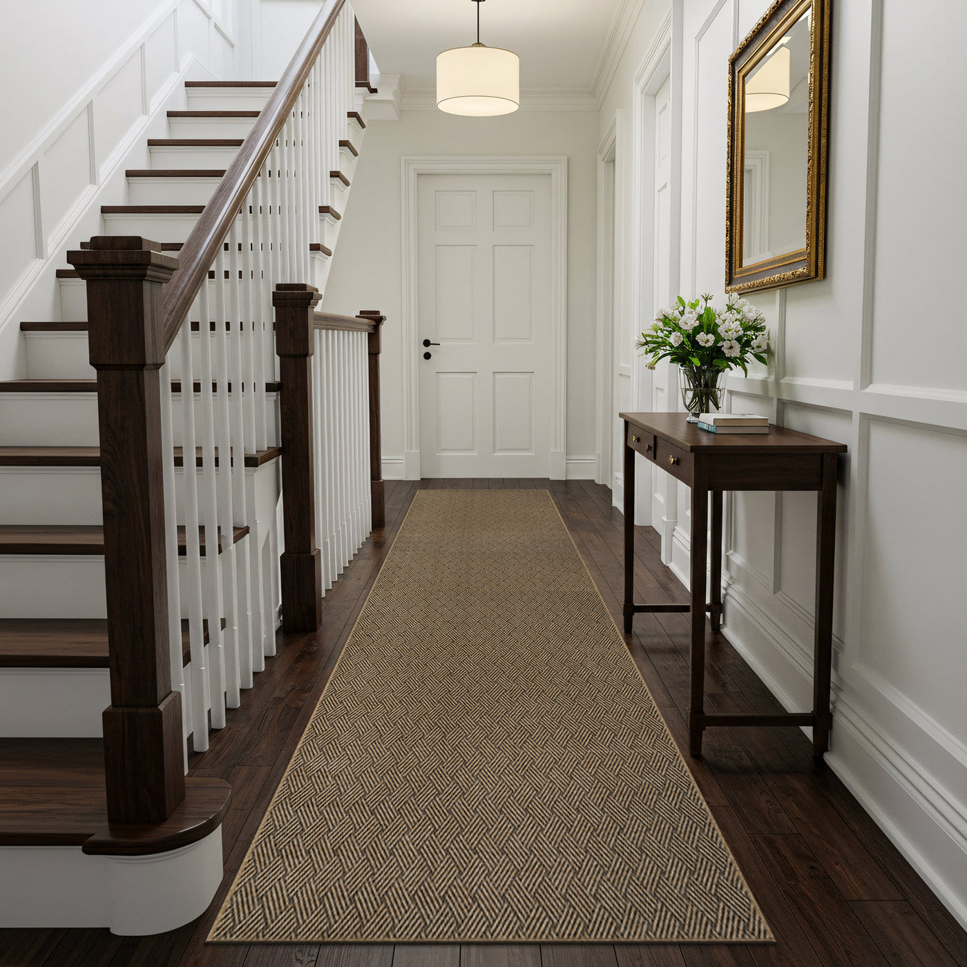 Woolen Natural Easy Jute-Look Rug | Indoor/Outdoor Washable