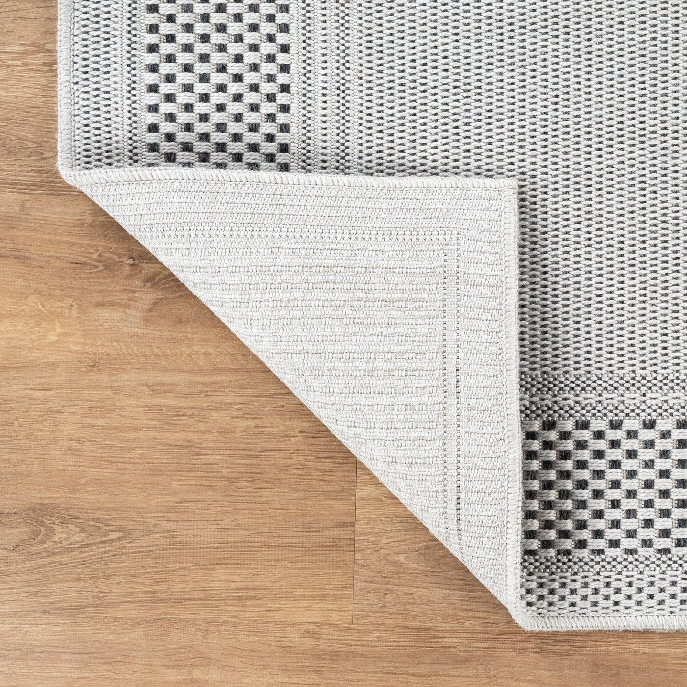 Fiora Bone 6 Jute-Look Rug | Indoor/Outdoor Elegance