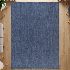 Alora Azure Outdoor Area Rug | Hose-Washable Patio Rug