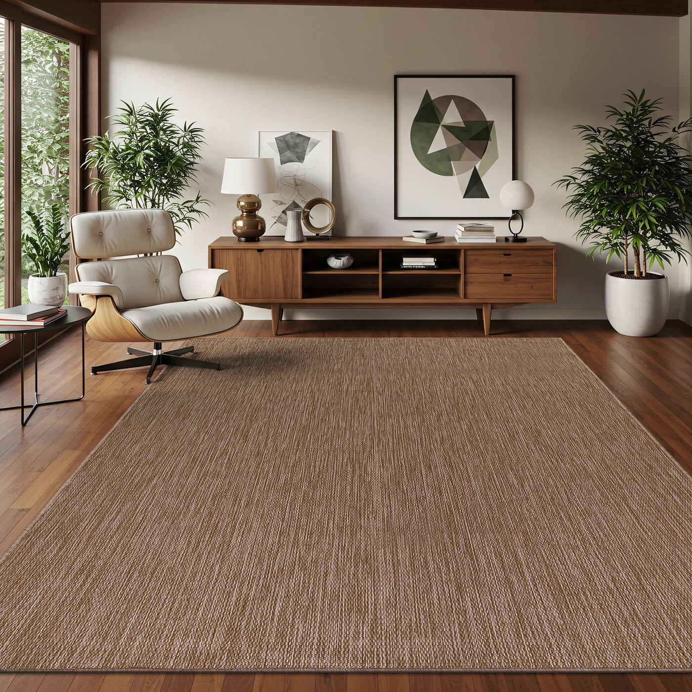 Alora Jute Outdoor Area Rug | Weatherproof & Washable