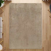 Shag Non-Slip Area Rug Beige