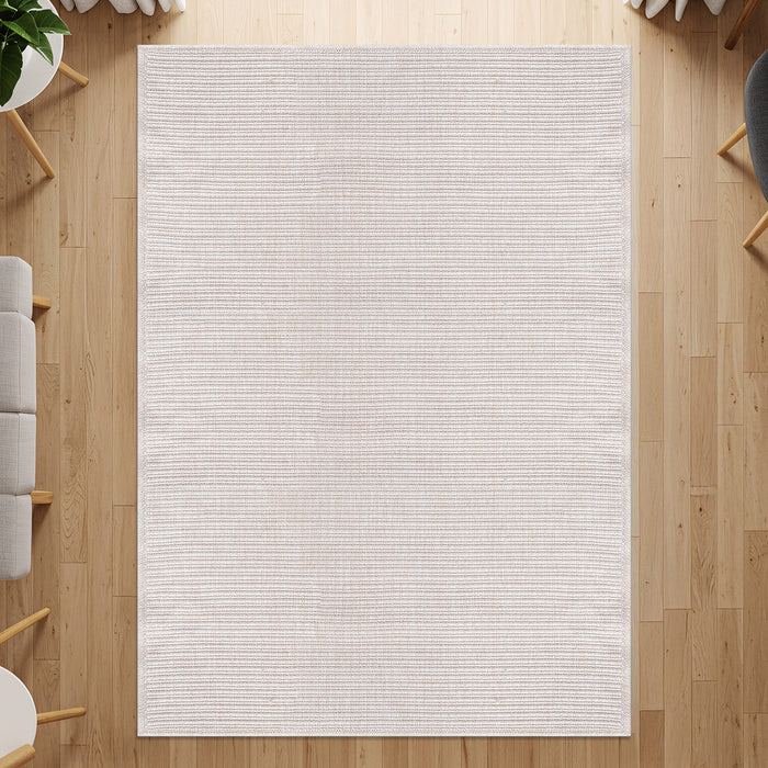 Royce Bone Jute-Look Area Rug | Minimalist Modern Style