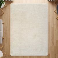 Shag Non-Slip Area Rug Bone