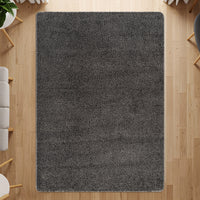 Shag Non-Slip Area Rug Dark Gray