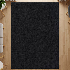 Jorena Dark Gray Jute-Look Rug | Durable Area Rug | JuteRugs.us