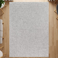 Jorena Gray Jute-Look Rug | Modern Indoor/Outdoor | JuteRugs.us