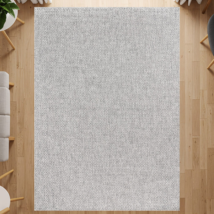 Jorena Gray Jute-Look Rug | Modern Indoor/Outdoor | JuteRugs.us