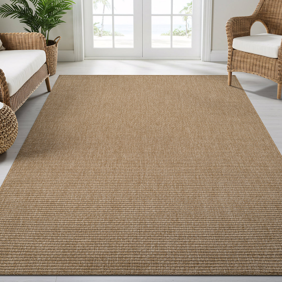 Jorena Natural Jute-Look Area Rug | Indoor & Outdoor – juterugs.us