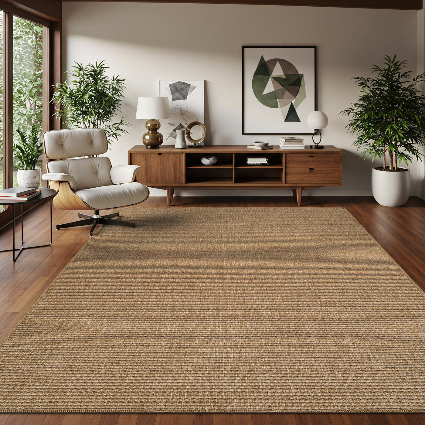 Jorena Natural Jute-Look Rug | Indoor & Outdoor | JuteRugs.us