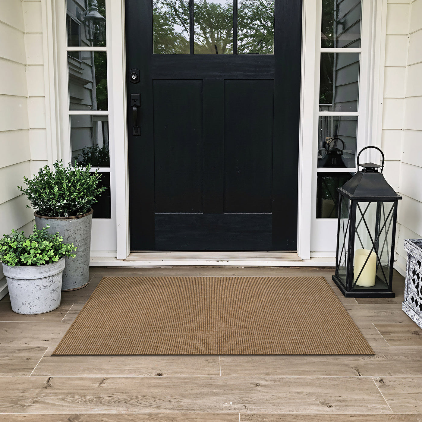 Jorena Natural Jute-Look Rug | Indoor & Outdoor | JuteRugs.us