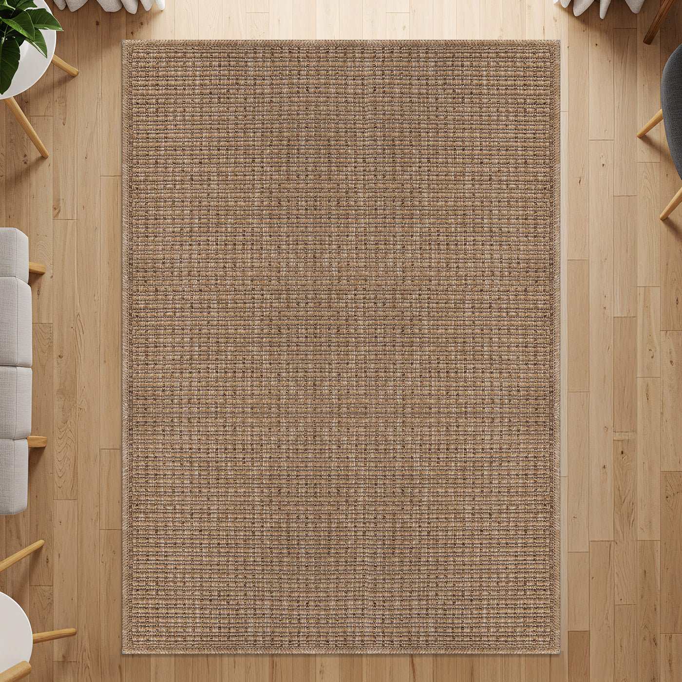 Royce Natural Jute-Look Area Rug | Timeless Rustic Charm