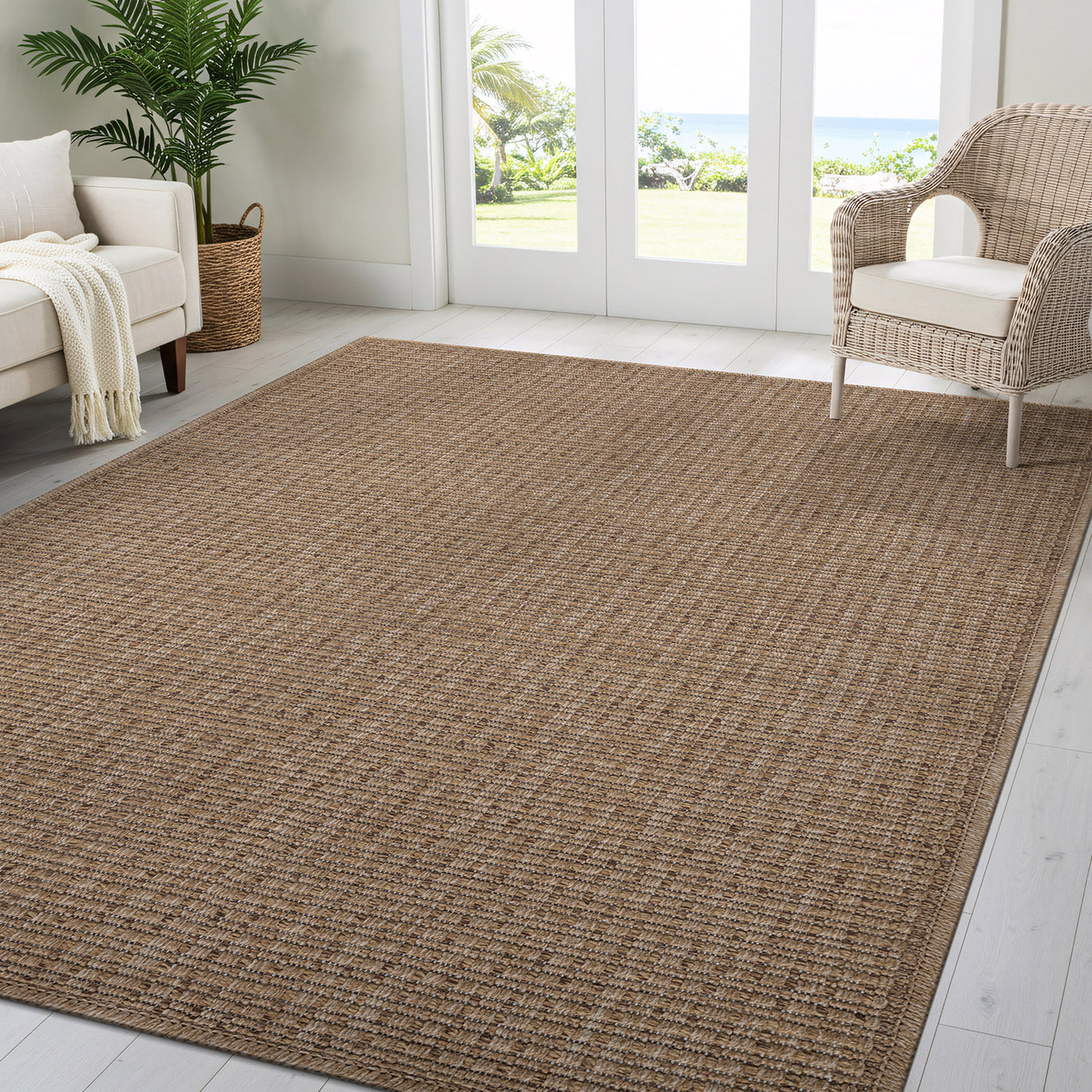 Royce Natural Jute-Look Area Rug | Timeless Rustic Charm