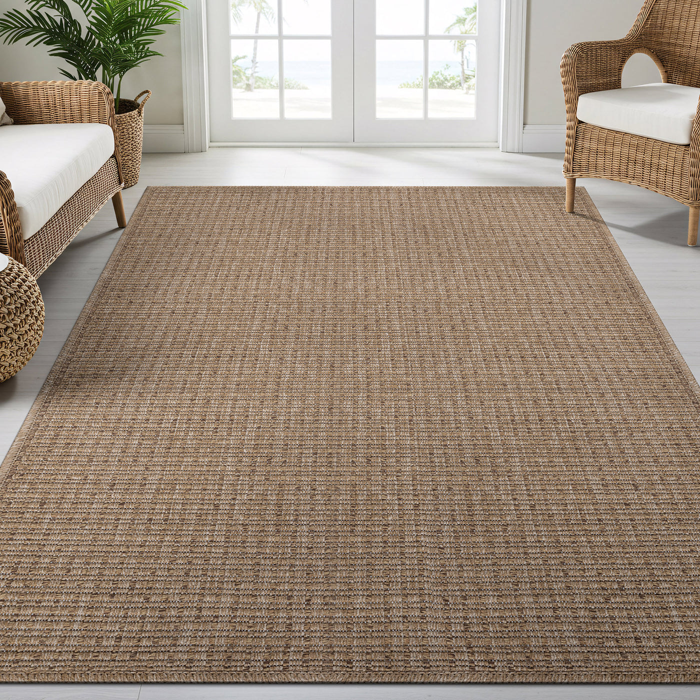 Royce Natural Jute-Look Area Rug | Timeless Rustic Charm