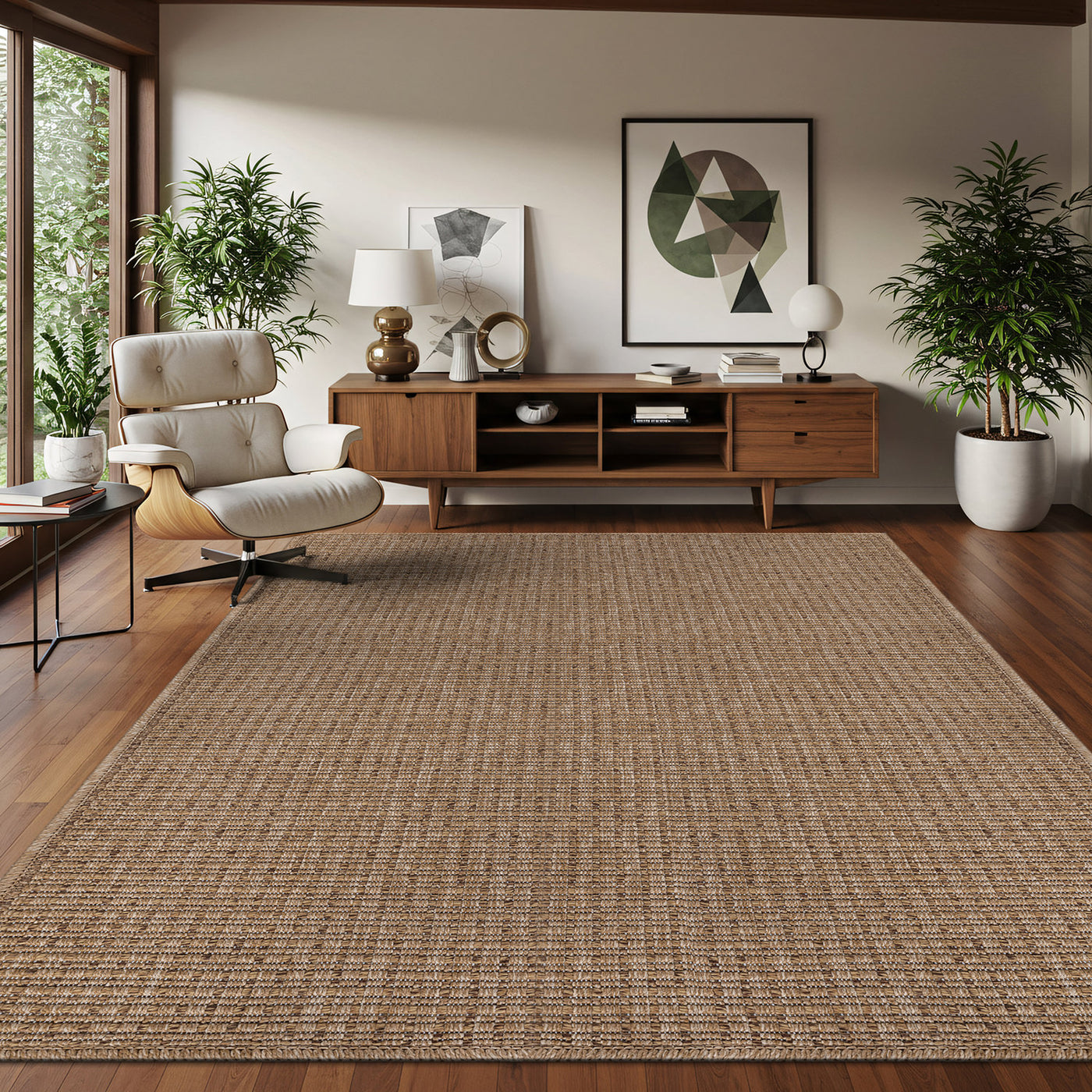 Royce Natural Jute-Look Area Rug | Timeless Rustic Charm