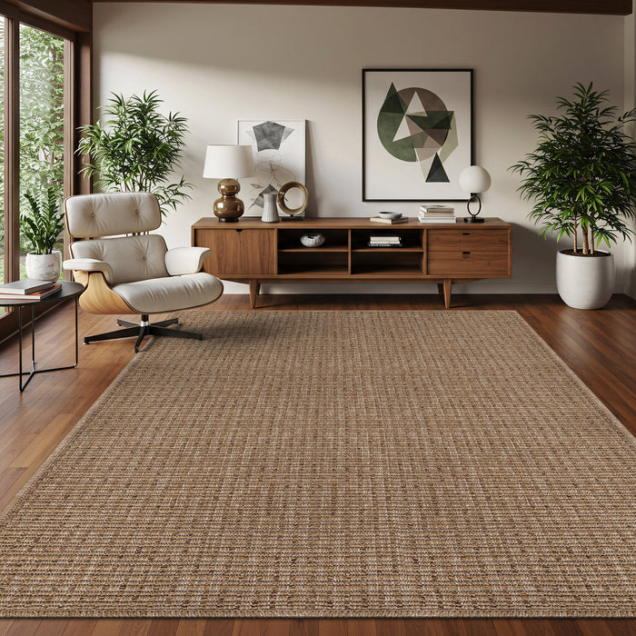 Royce Natural Jute-Look Area Rug | Timeless Rustic Charm