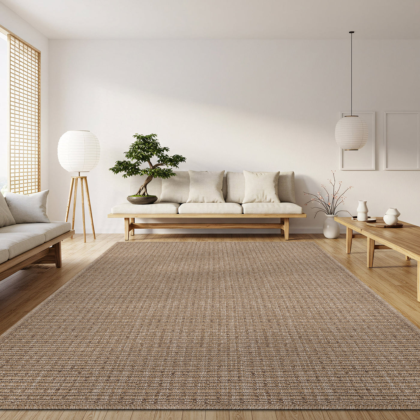 Royce Natural Jute-Look Area Rug | Timeless Rustic Charm
