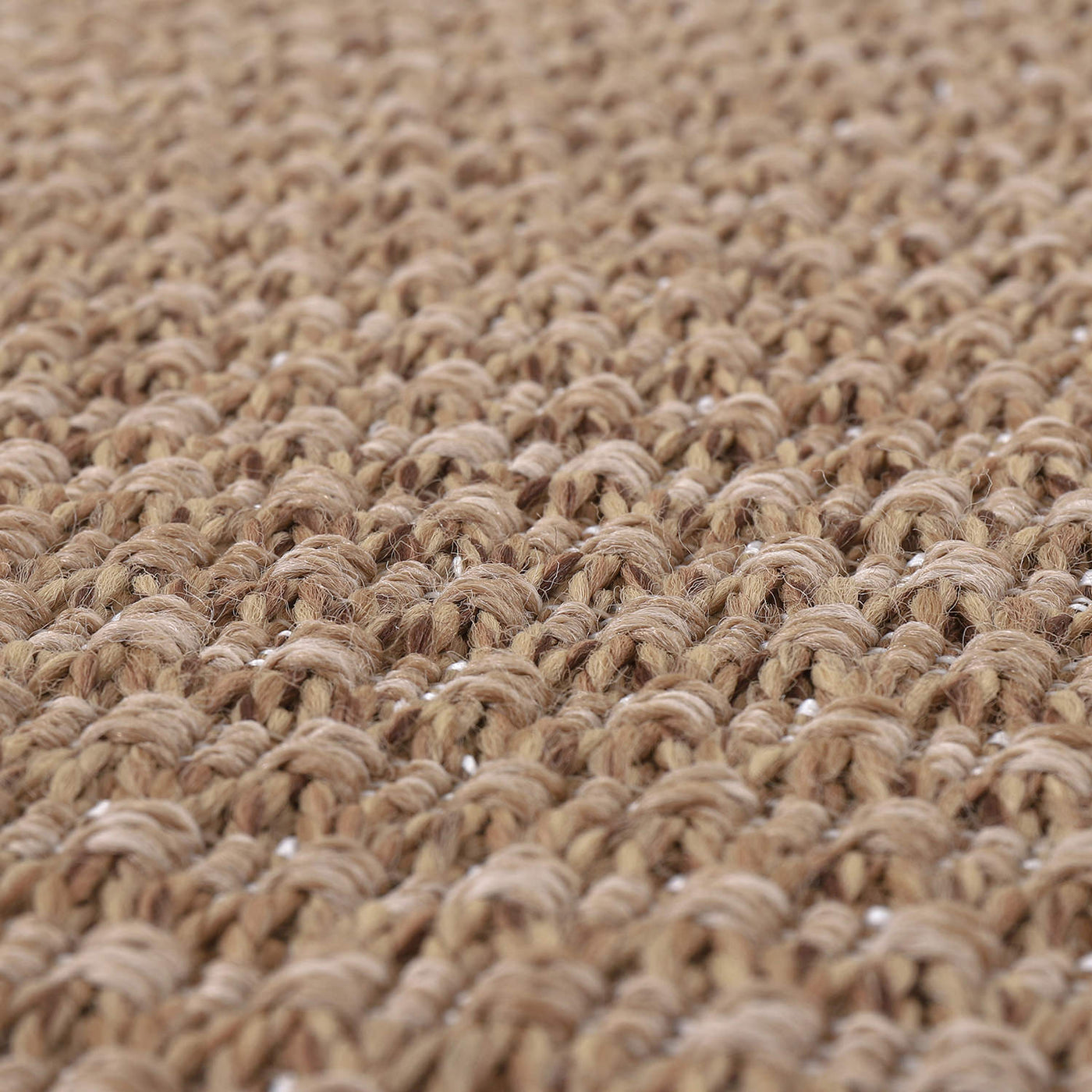 Woolen Natural Jute-Look Area Rug | Classic Earthy Style