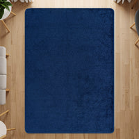 Shag Non-Slip Area Rug Navy