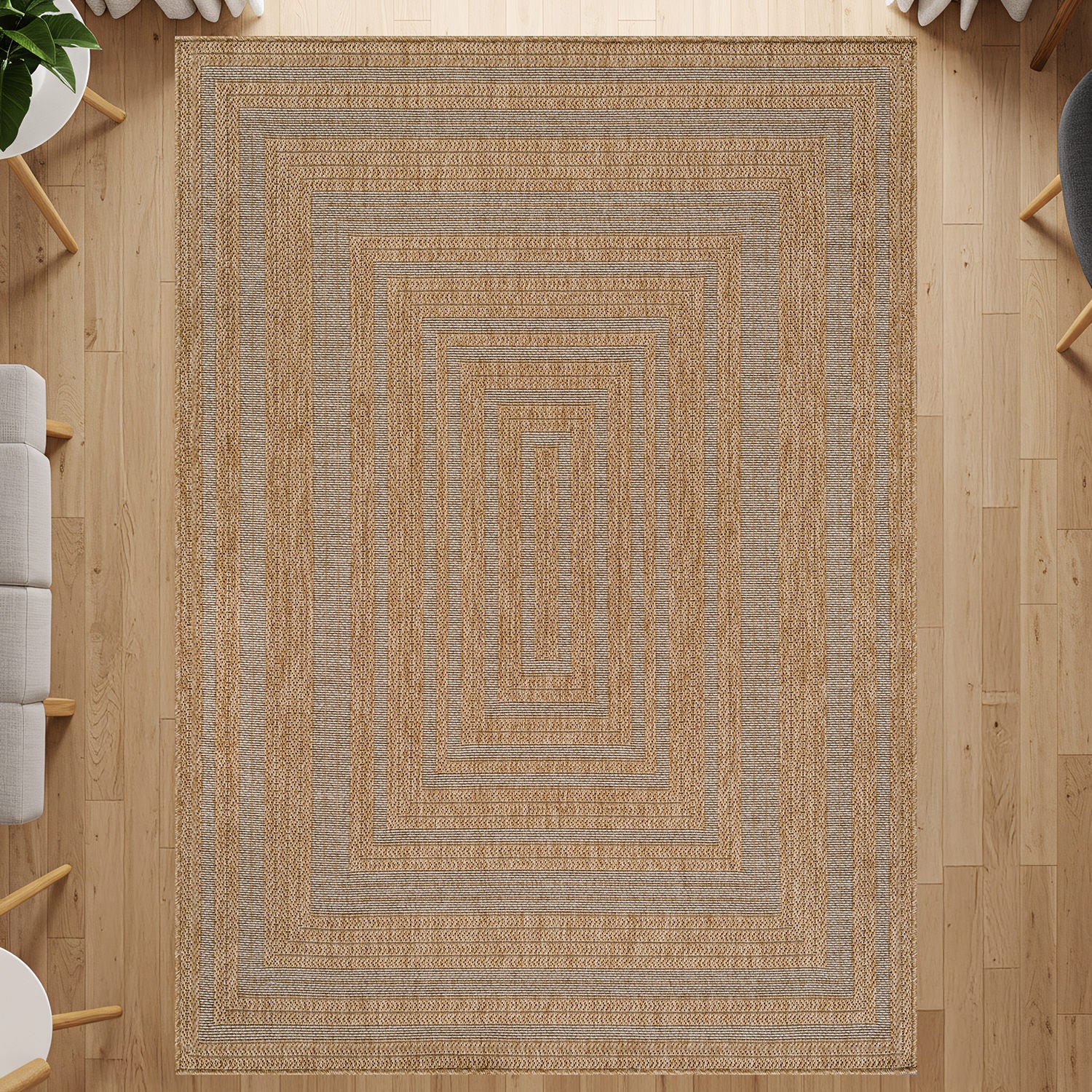 Royce Natural 4 Jute-Look Rug | Soft Yet Indestructible – juterugs.us