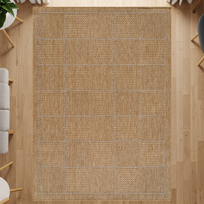 Royce Natural 5 Rug | Fade-Resistant Indoor/Outdoor