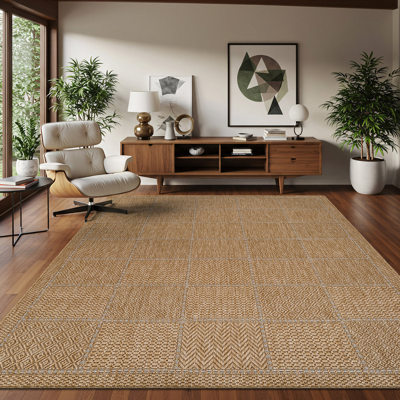 Royce Natural 5 Rug | Fade-Resistant Indoor/Outdoor