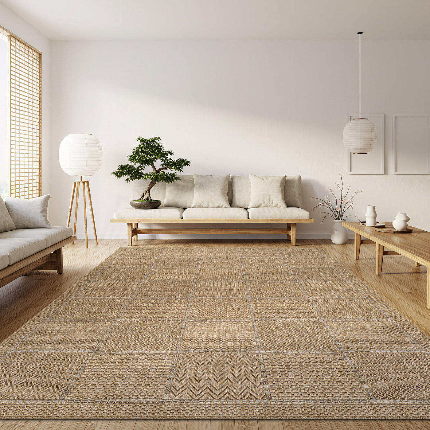 Royce Natural 5 Rug | Fade-Resistant Indoor/Outdoor