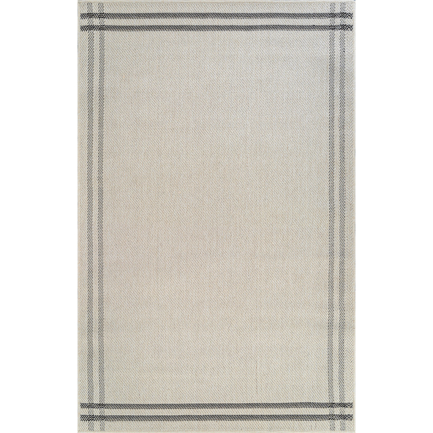 Woolen Bone 7 Washable Jute-Look Rug | Minimalist Decor