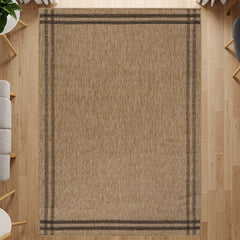 Woolen Natural 7 Indoor/Outdoor Rug | Rustic Jute Style
