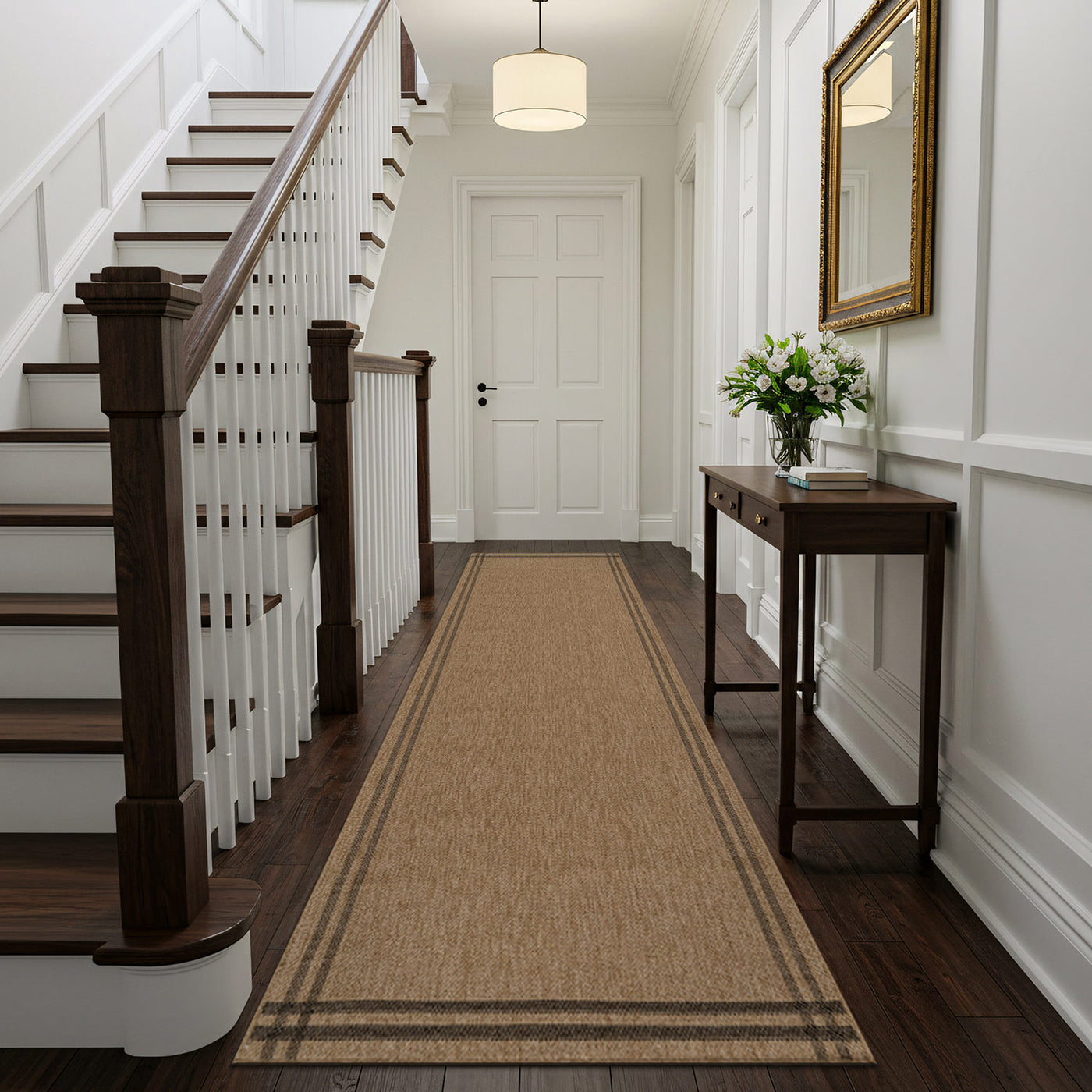 Woolen Natural 7 Indoor/Outdoor Rug | Rustic Jute Style