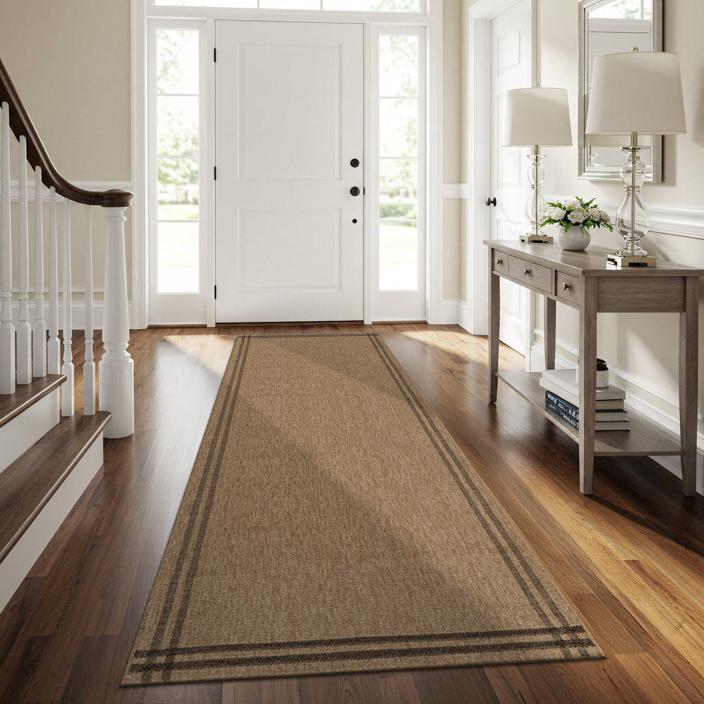 Woolen Natural 7 Indoor/Outdoor Rug | Rustic Jute Style