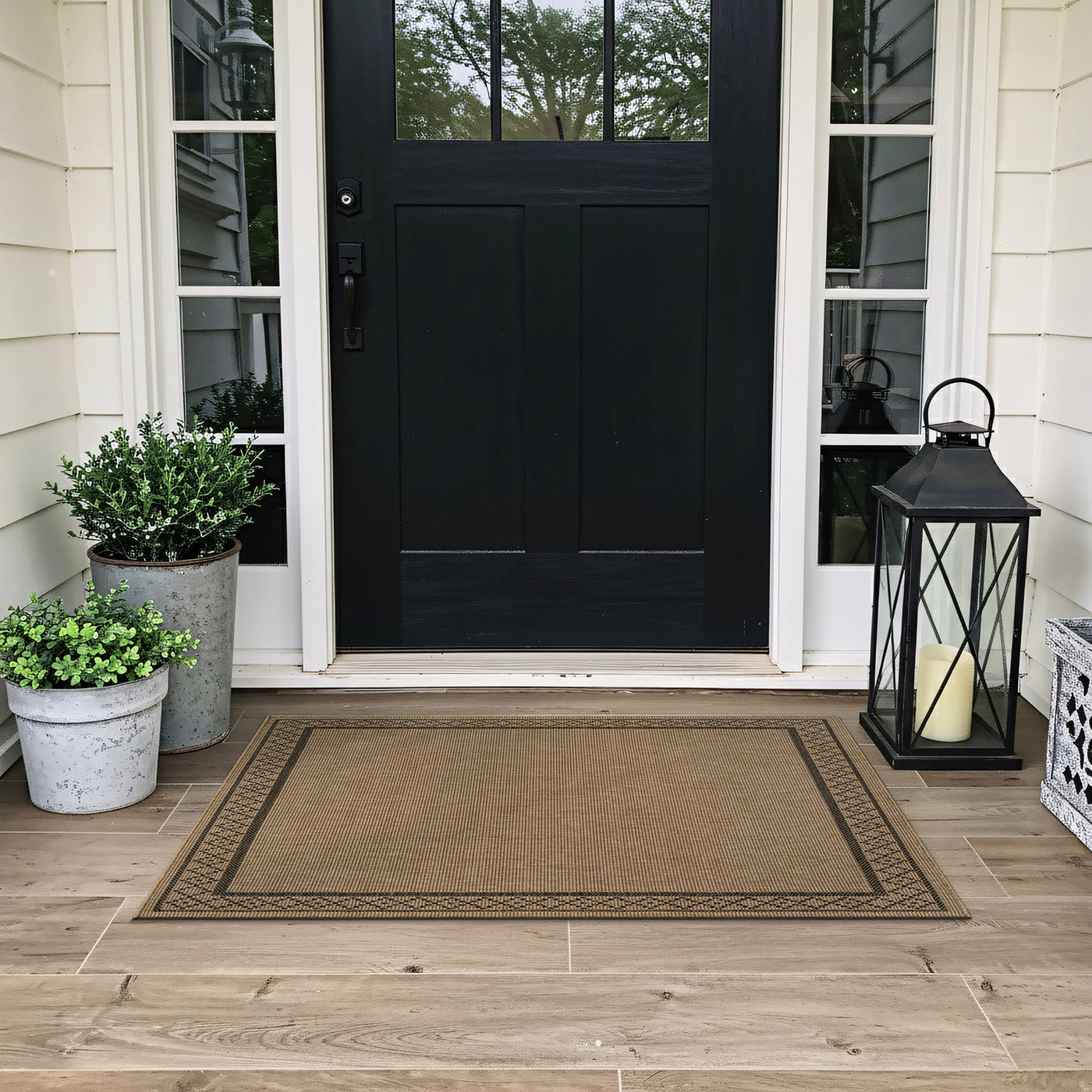 Woolen Natural Easy Jute-Look Area Rug | Pet-Friendly & Durable