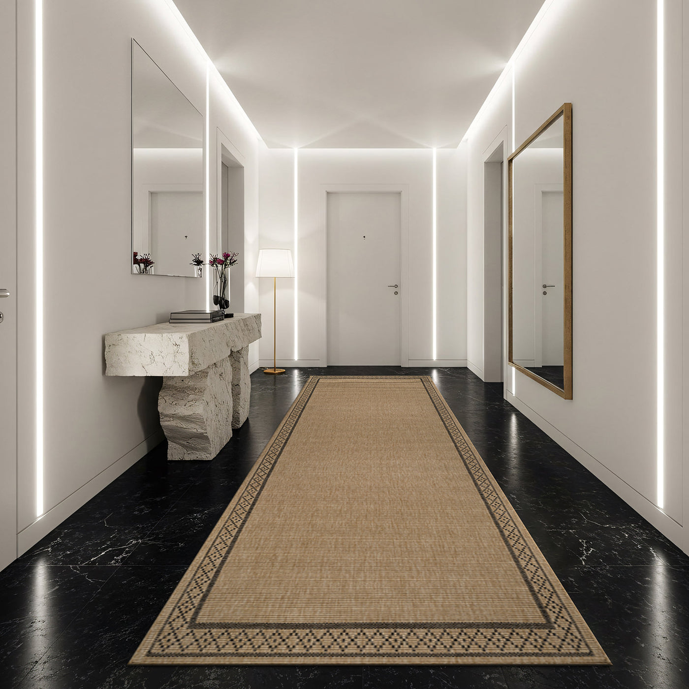 Woolen Natural Easy Jute-Look Area Rug | Pet-Friendly & Durable