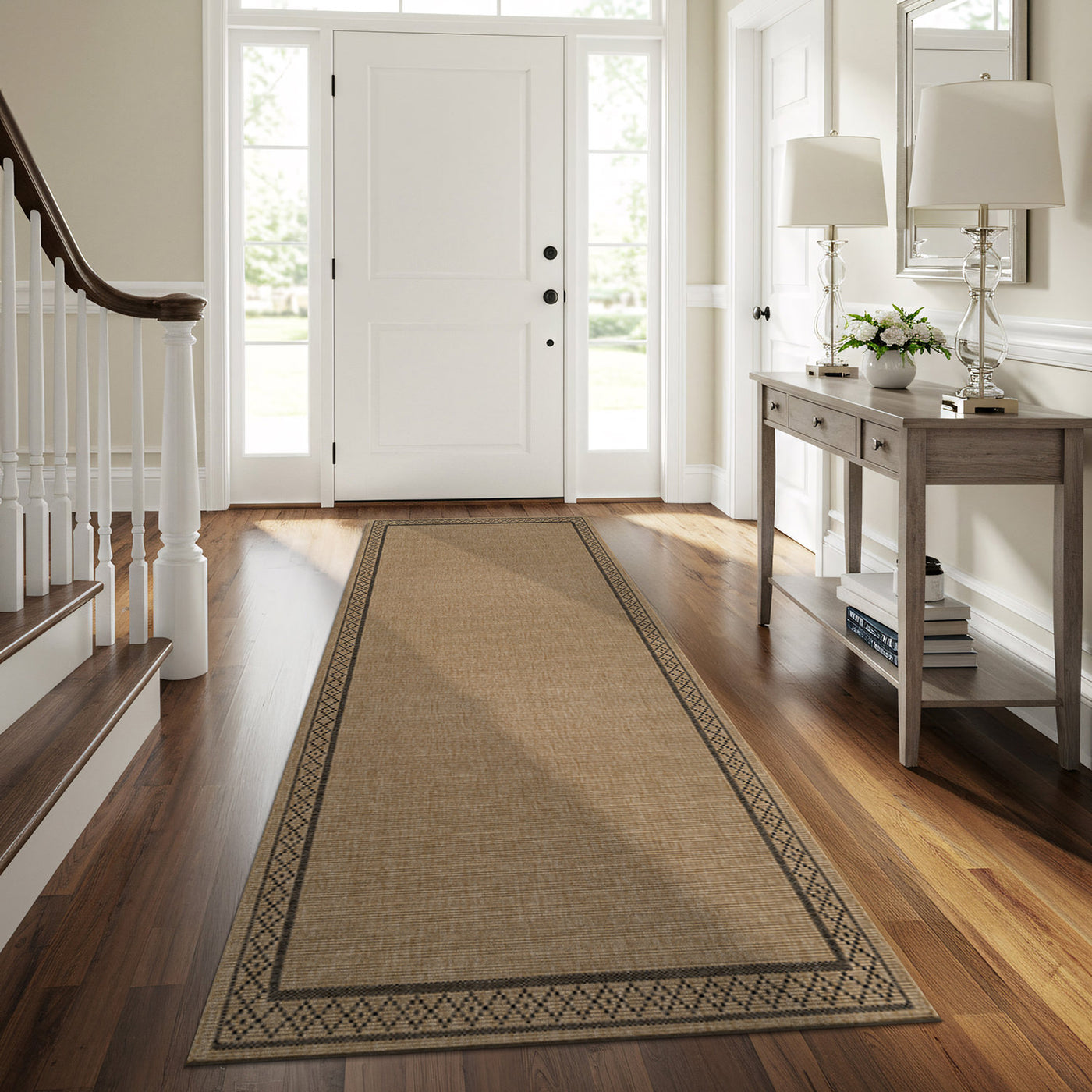 Woolen Natural Easy Jute-Look Area Rug | Pet-Friendly & Durable